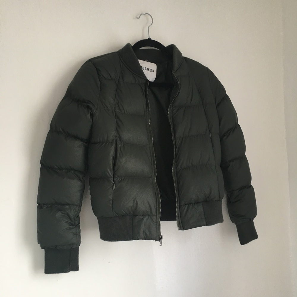 BB Dakota Green Puff Bomber